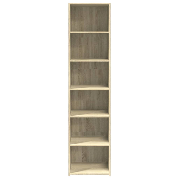reol 45x41x185 cm konstrueret træ sonoma-eg