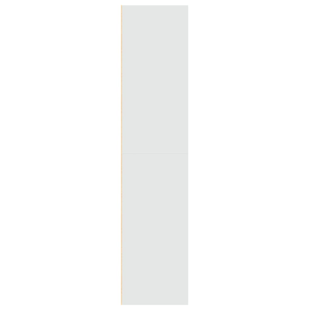 reol 70x41x185 cm konstrueret træ hvid