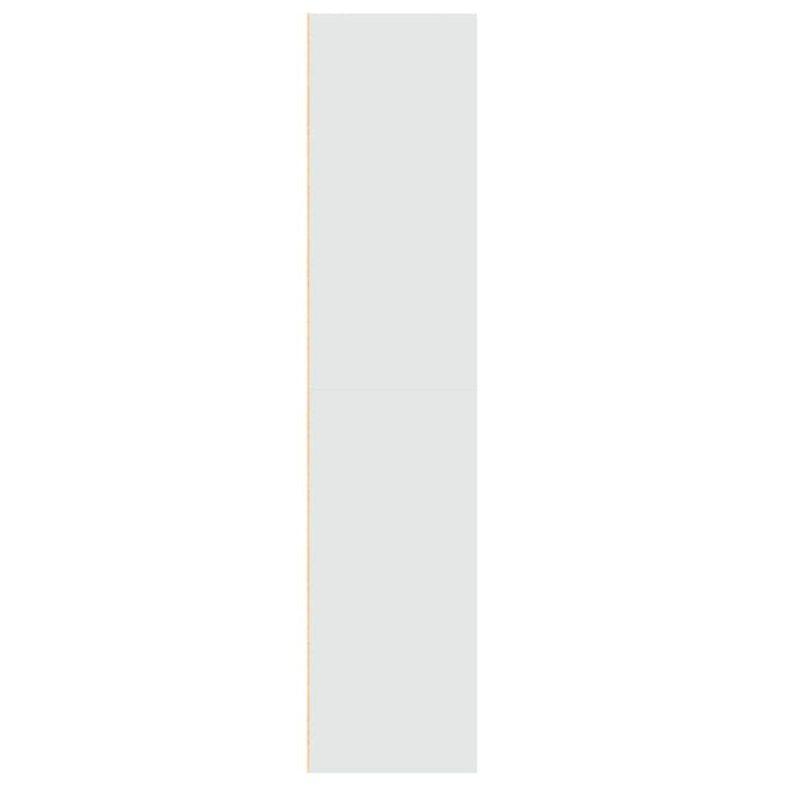 reol 70x41x185 cm konstrueret træ hvid
