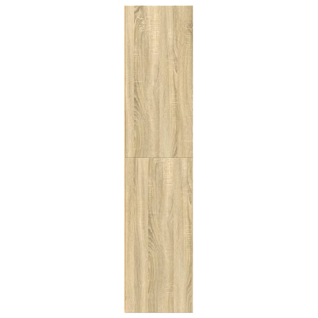 reol 70x41x185 cm konstrueret træ sonoma-eg