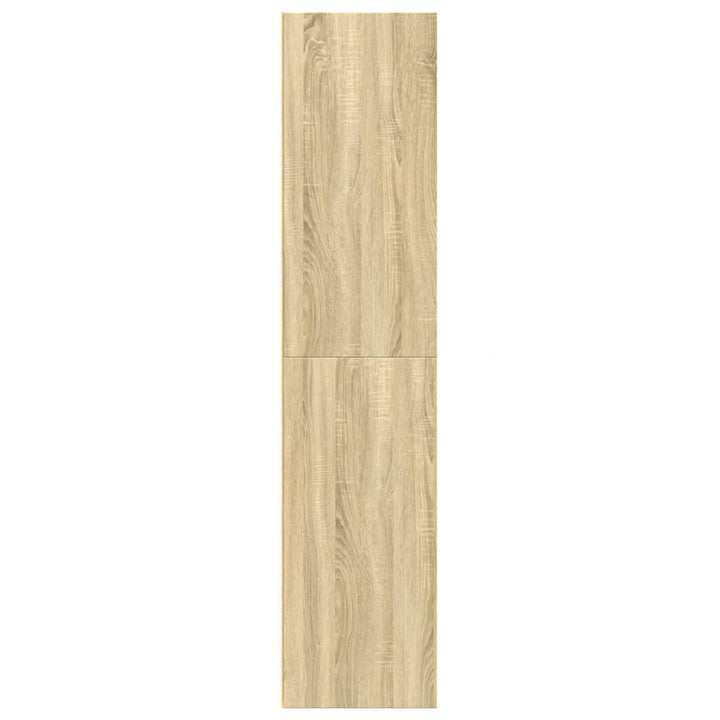 reol 70x41x185 cm konstrueret træ sonoma-eg