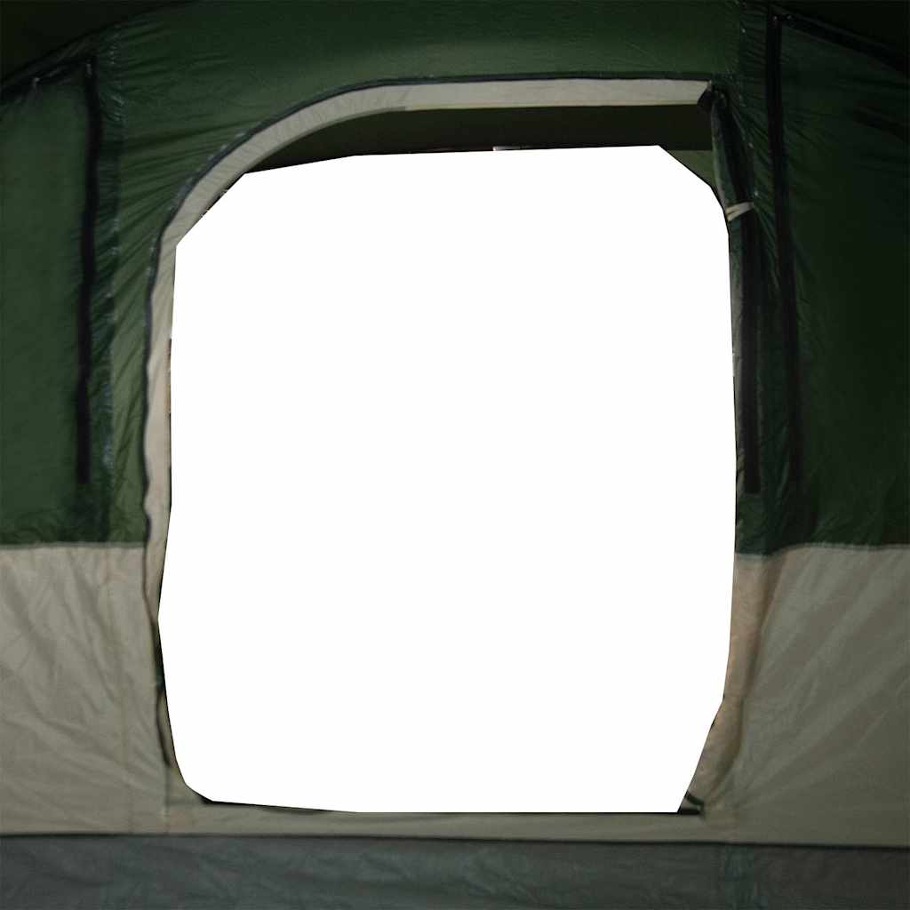 5-personers campingtelt vandtæt grøn
