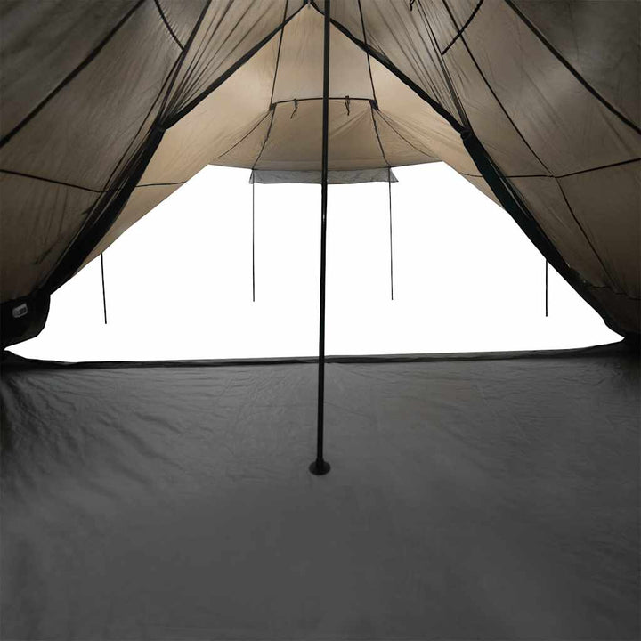 8-personers campingtelt vandtæt brun