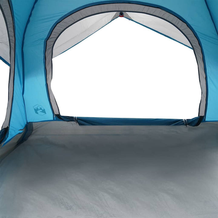 4-personers campingtelt vandtæt blå