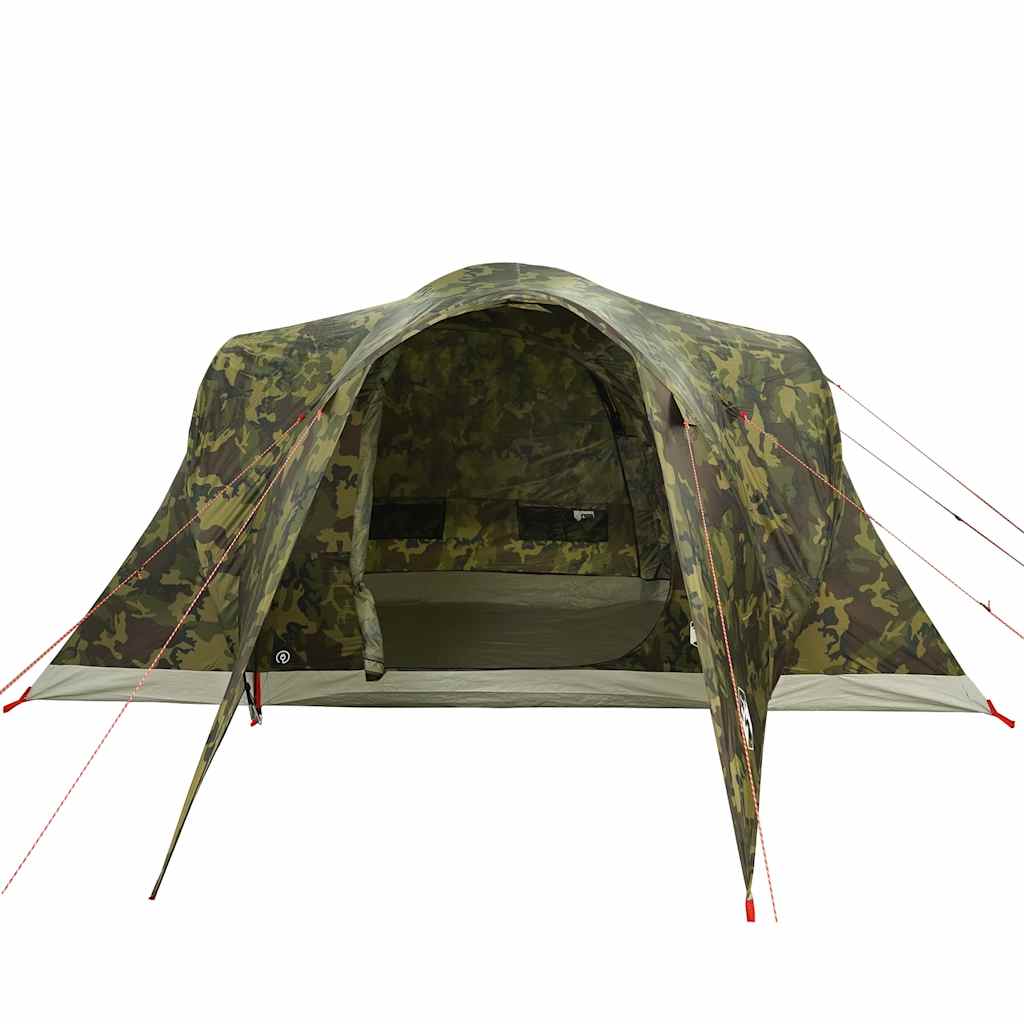 6-personers kuppeltelt vandtæt camouflage