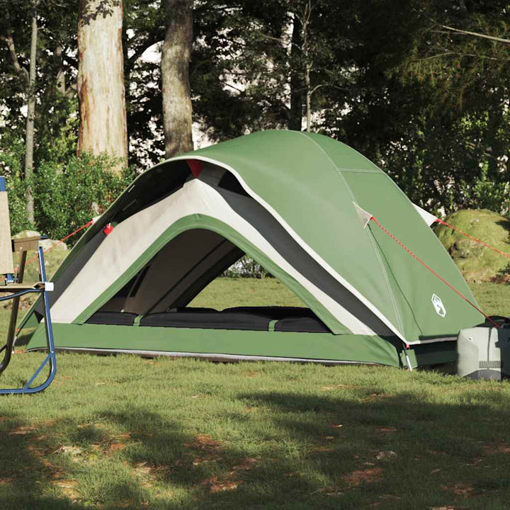1-personers campingtelt vandtæt grøn