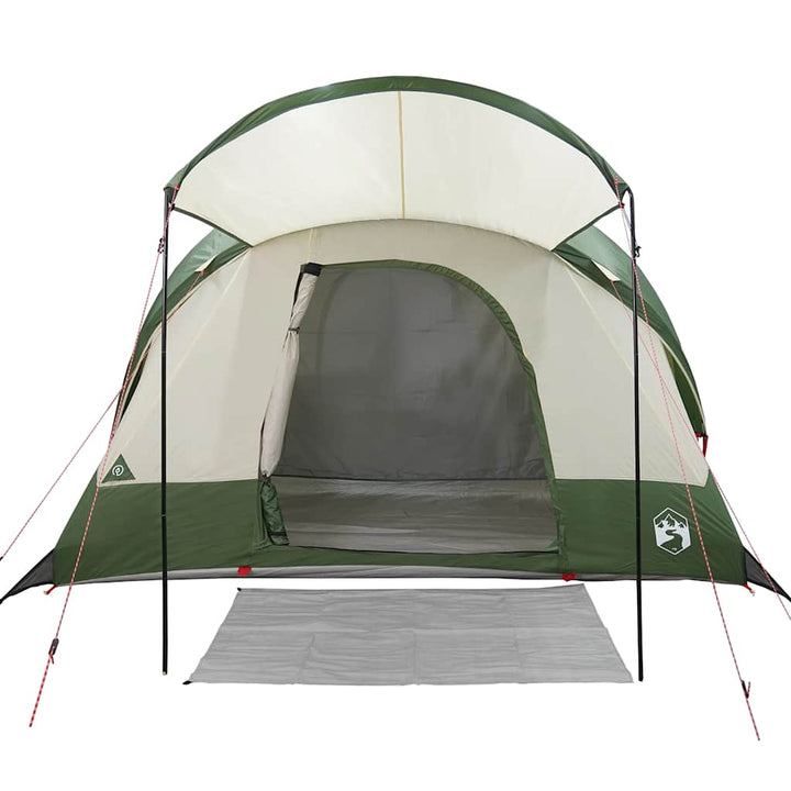 8-personers campingtelt vandtæt grøn