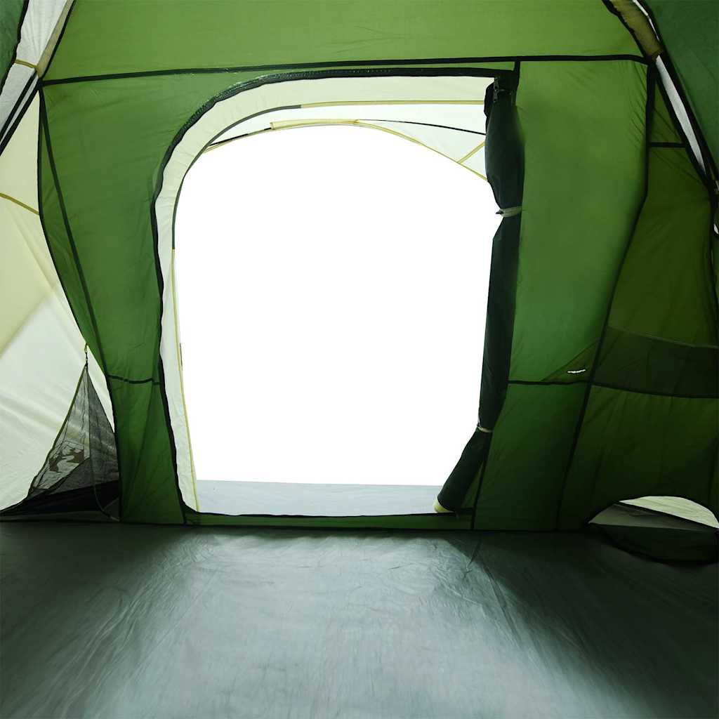 4-personers campingtelt vandtæt grøn