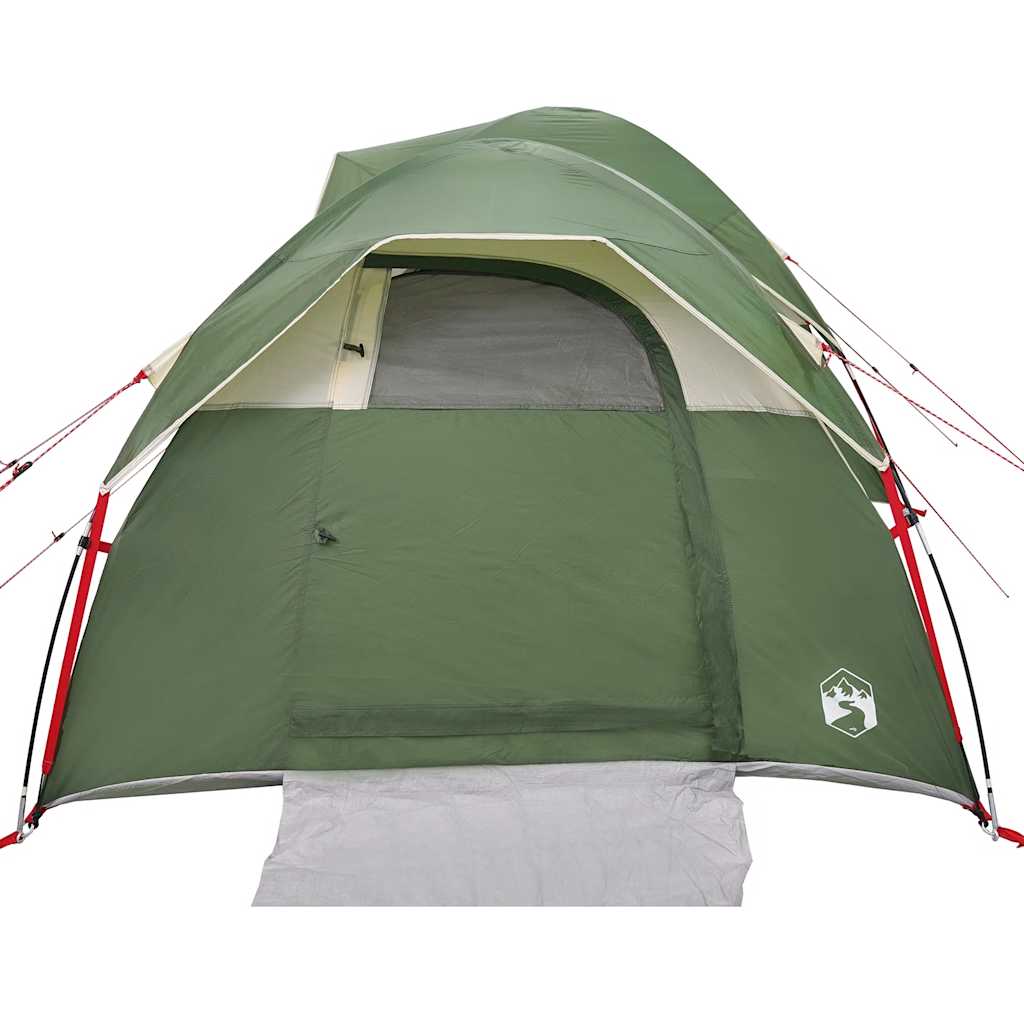 5-personers campingtelt vandtæt grøn