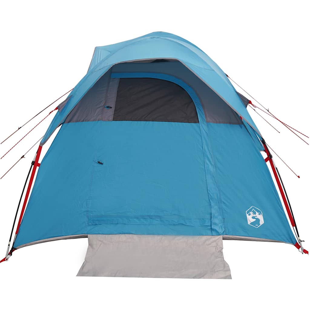 5-personers campingtelt vandtæt blå