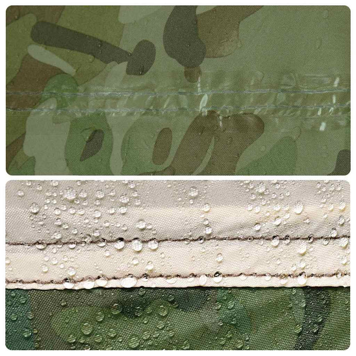 tarp 306x306 cm vandtæt camouflage