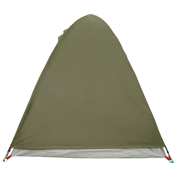 2-personers campingtelt vandtæt kuppel olivengrøn