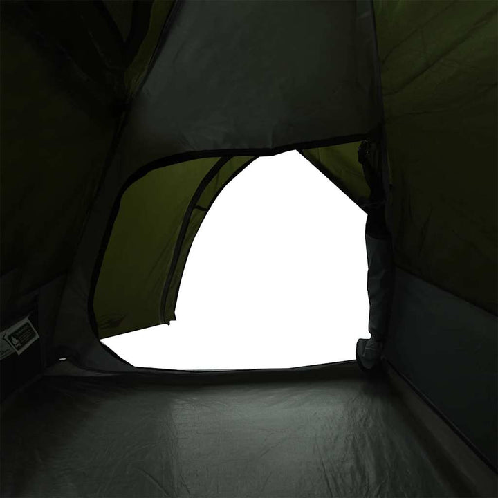 2-personers campingtelt vandtæt kuppel olivengrøn