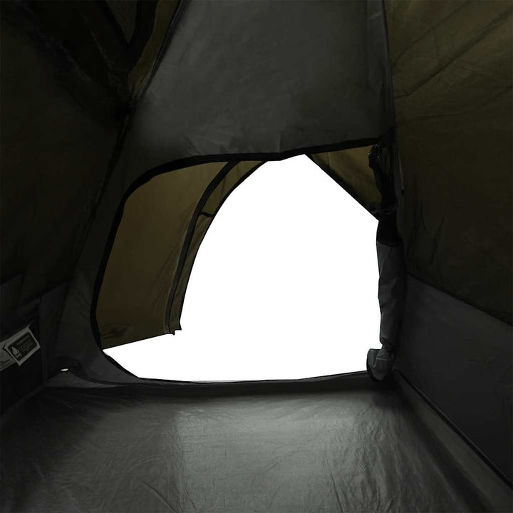 2-personers campingtelt vandtæt kuppel brun