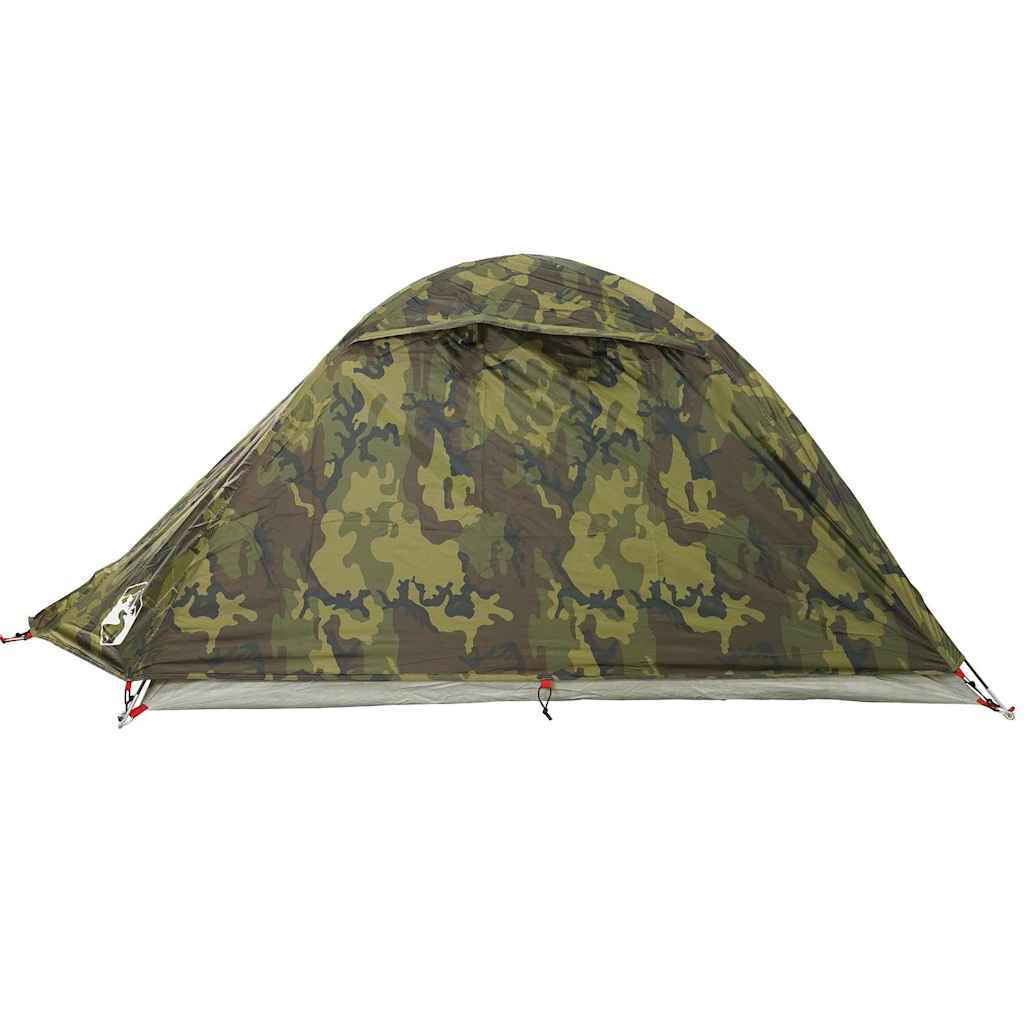 2-personers campingtelt vandtæt kuppel camouflage