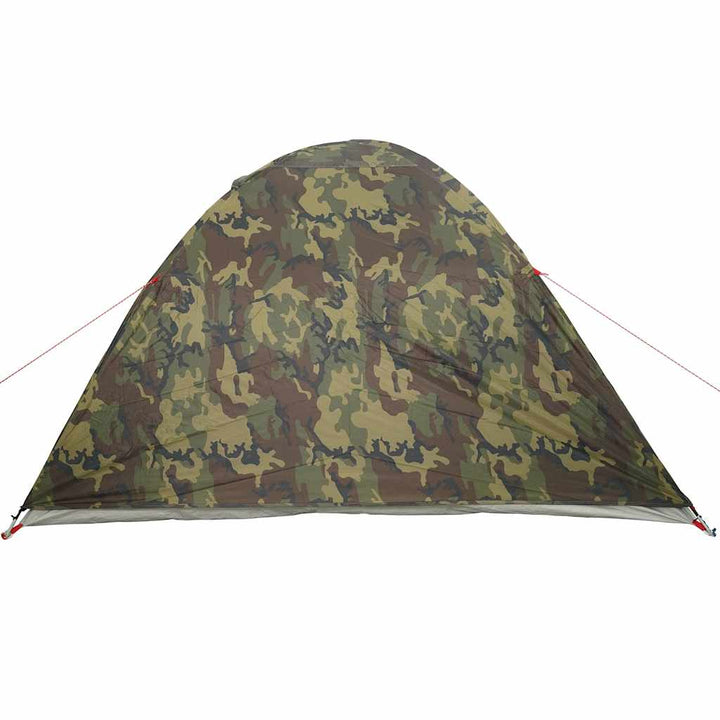 4-personers campingtelt vandtæt kuppel camouflage