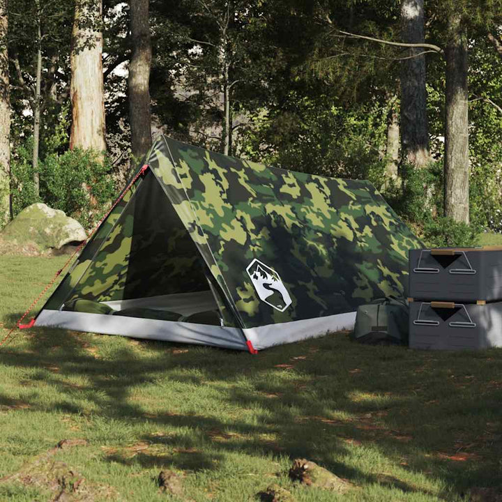 2-personers campingtelt vandtæt camouflage