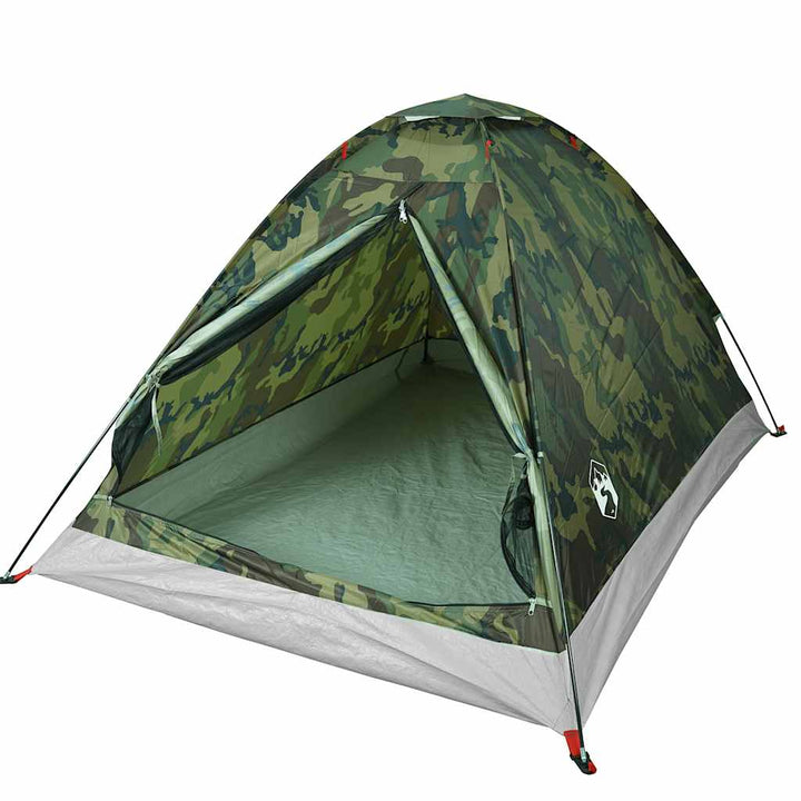 2-personers campingtelt vandtæt kuppel camouflage
