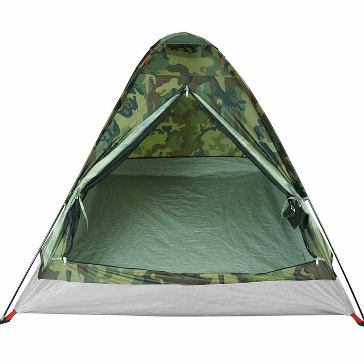 2-personers campingtelt vandtæt kuppel camouflage