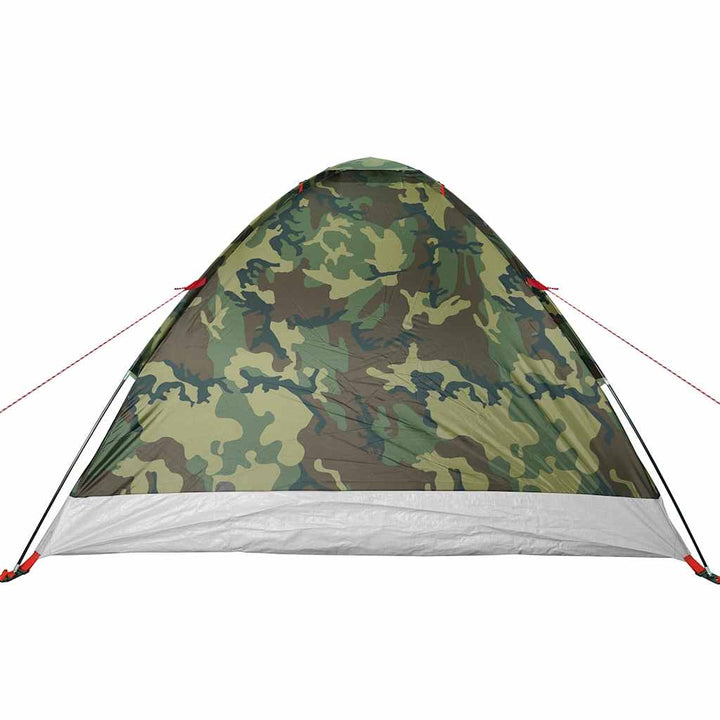 4-personers campingtelt vandtæt kuppel camouflage