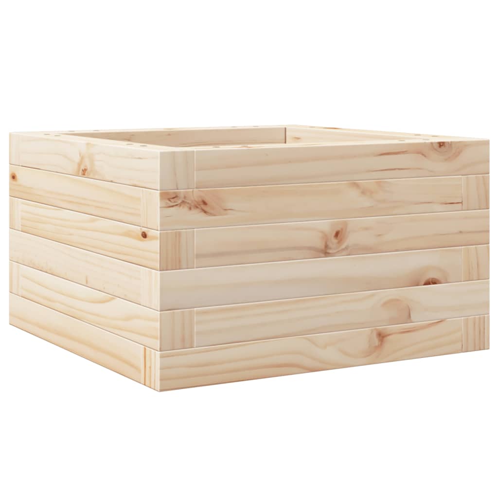 plantekasse 40x40x23 cm massivt fyrretræ