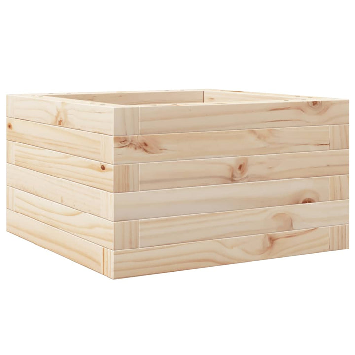 plantekasse 40x40x23 cm massivt fyrretræ