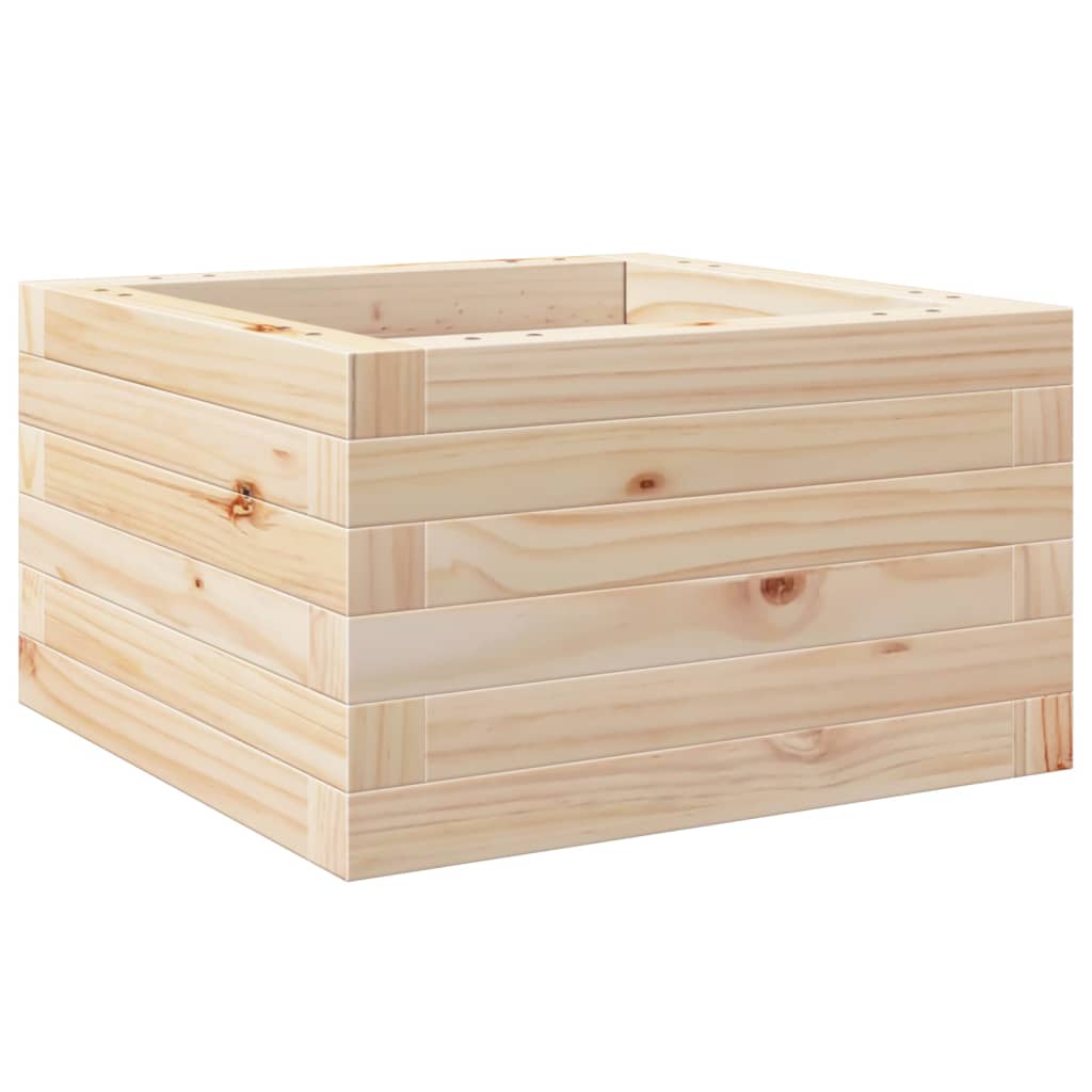 plantekasse 40x40x23 cm massivt fyrretræ