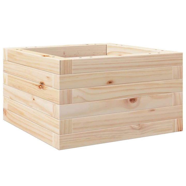 plantekasse 40x40x23 cm massivt fyrretræ