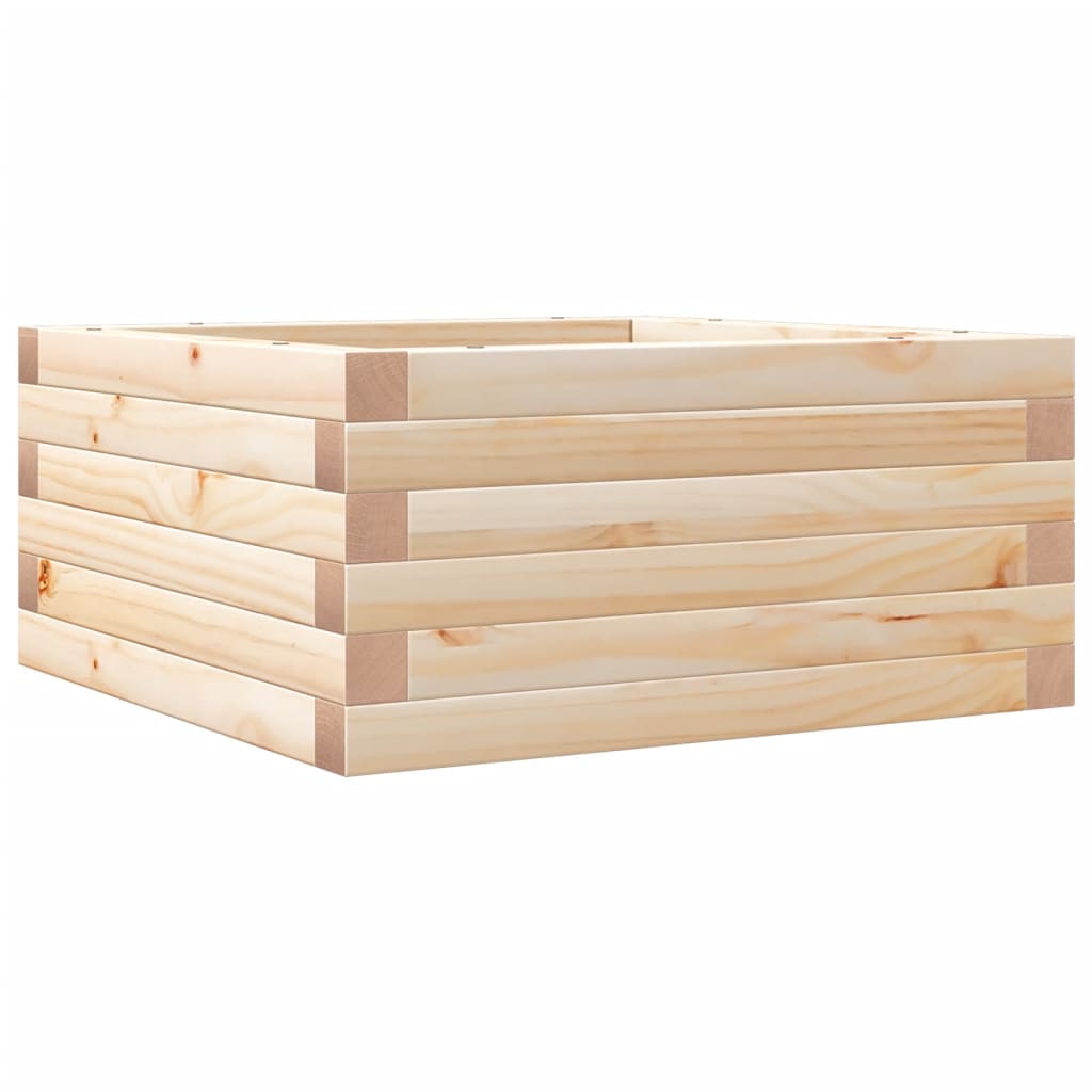 plantekasse 50x50x23 cm massivt fyrretræ