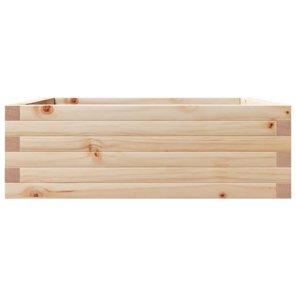 plantekasse 70x70x23 cm massivt fyrretræ
