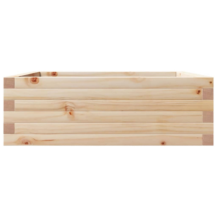 plantekasse 70x70x23 cm massivt fyrretræ
