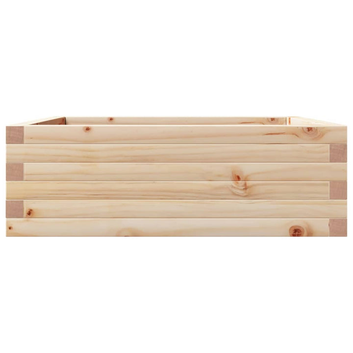 plantekasse 70x70x23 cm massivt fyrretræ