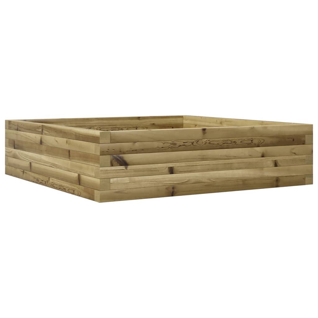 plantekasse 90x90x23 cm imprægneret fyrretræ