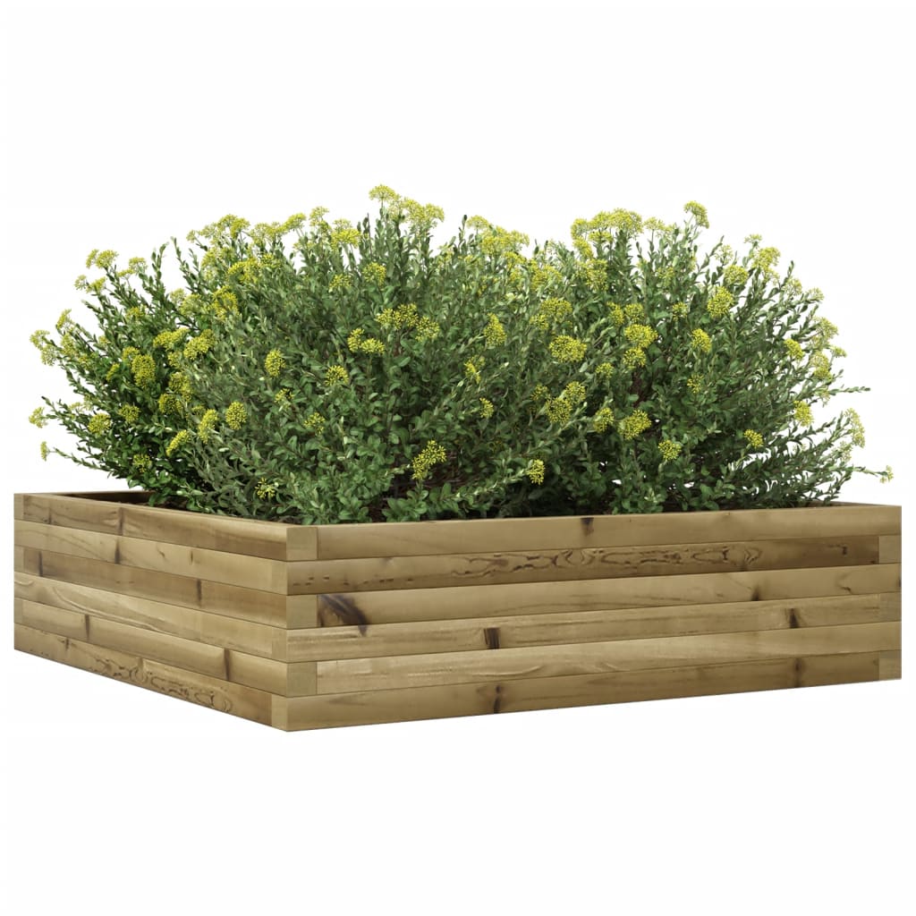 plantekasse 90x90x23 cm imprægneret fyrretræ