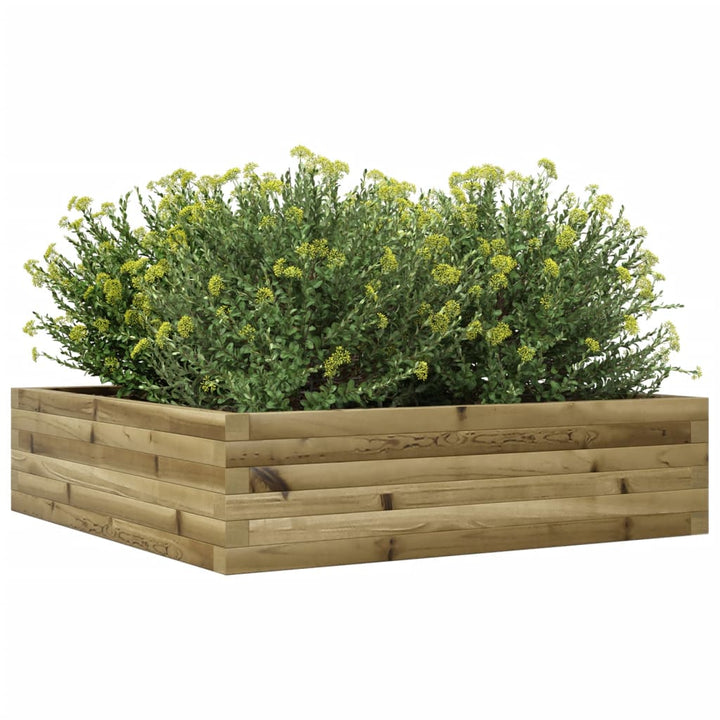 plantekasse 90x90x23 cm imprægneret fyrretræ