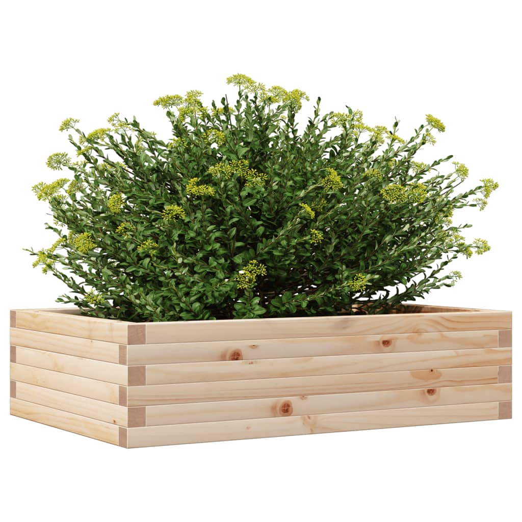 plantekasse 90x60x23 cm massivt fyrretræ