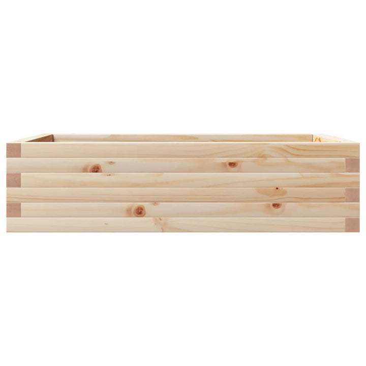 plantekasse 90x60x23 cm massivt fyrretræ