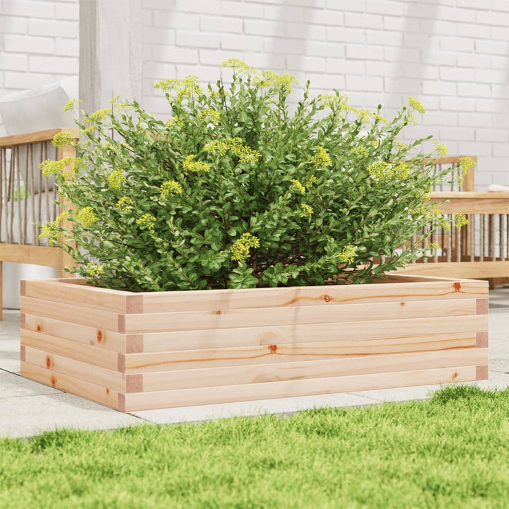 plantekasse 90x60x23 cm massivt fyrretræ
