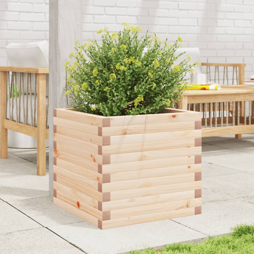plantekasse 50x50x45,5 cm massivt fyrretræ
