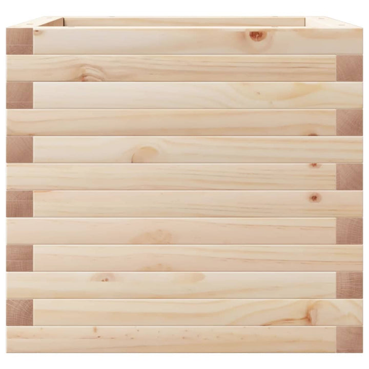 plantekasse 50x50x45,5 cm massivt fyrretræ