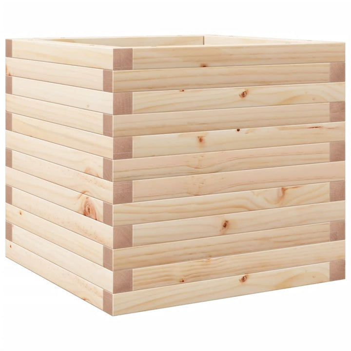 plantekasse 50x50x45,5 cm massivt fyrretræ