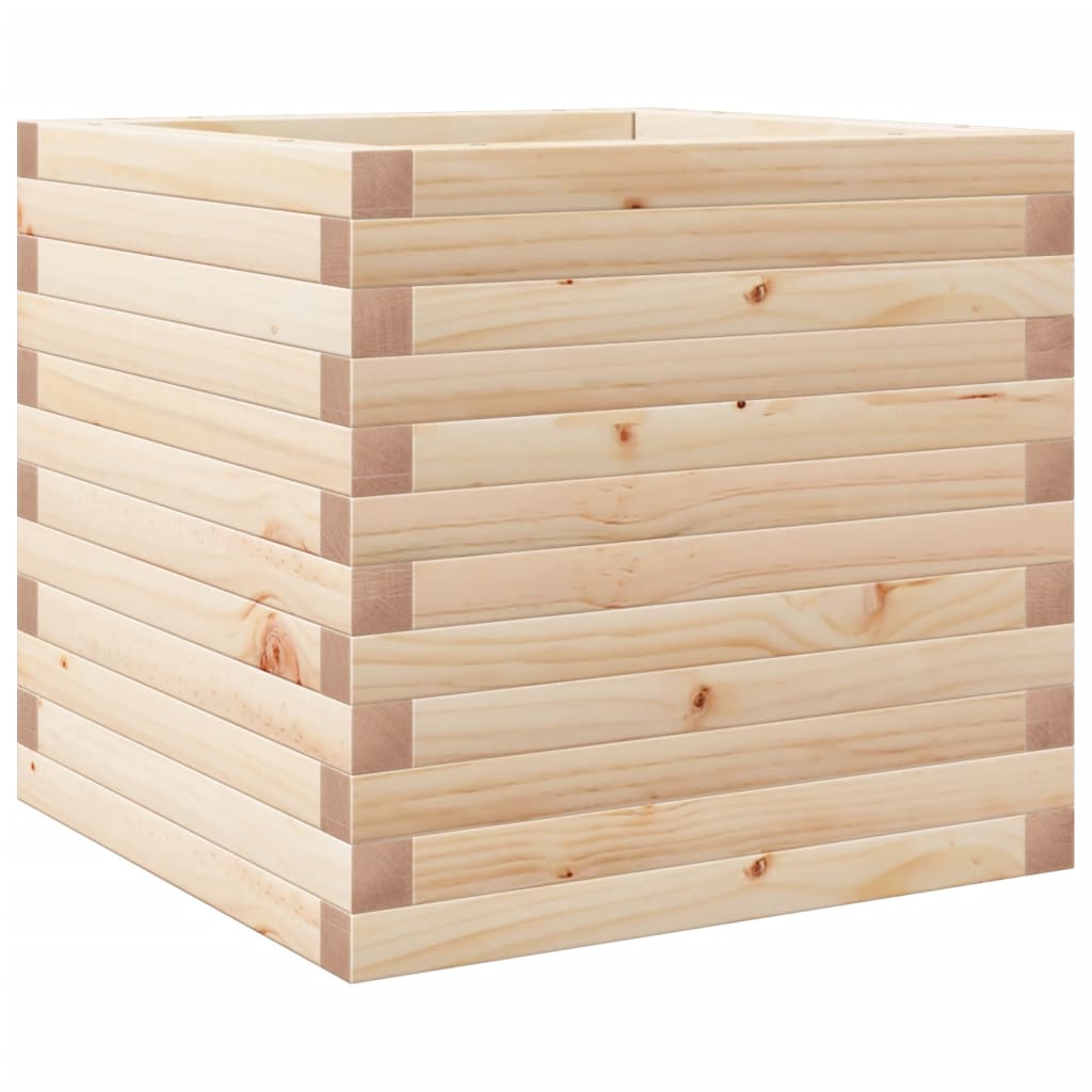 plantekasse 50x50x45,5 cm massivt fyrretræ