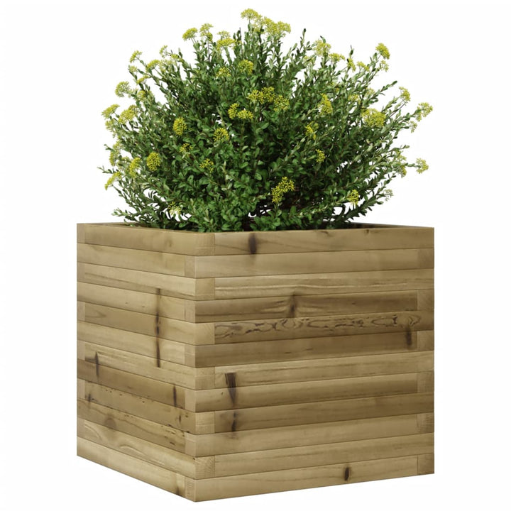 plantekasse 50x50x45,5 cm imprægneret fyrretræ