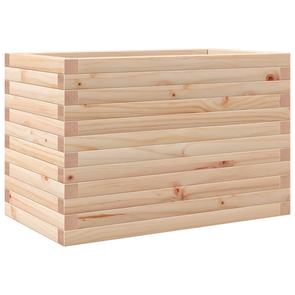 plantekasse 70x40x45,5 cm massivt fyrretræ