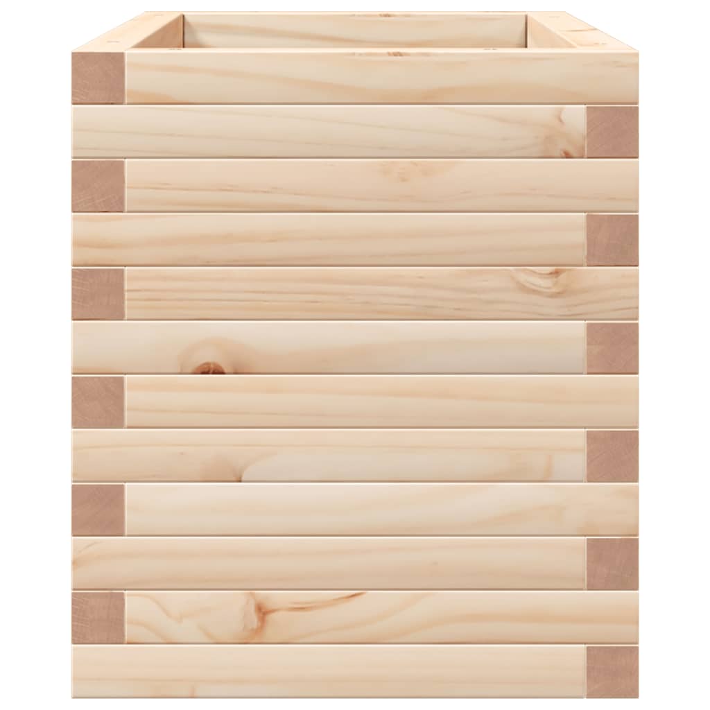 plantekasse 70x40x45,5 cm massivt fyrretræ