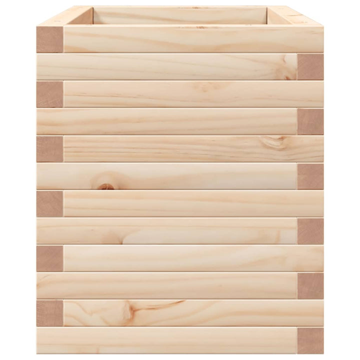 plantekasse 70x40x45,5 cm massivt fyrretræ