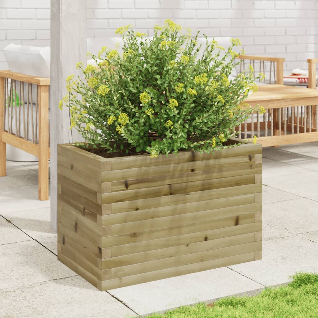 plantekasse 70x40x45,5 cm imprægneret fyrretræ