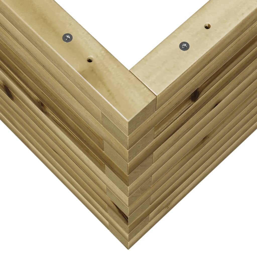 plantekasse 70x40x45,5 cm imprægneret fyrretræ