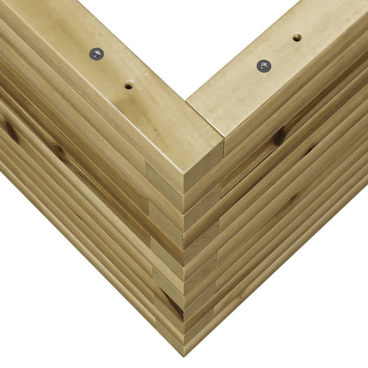 plantekasse 70x40x45,5 cm imprægneret fyrretræ