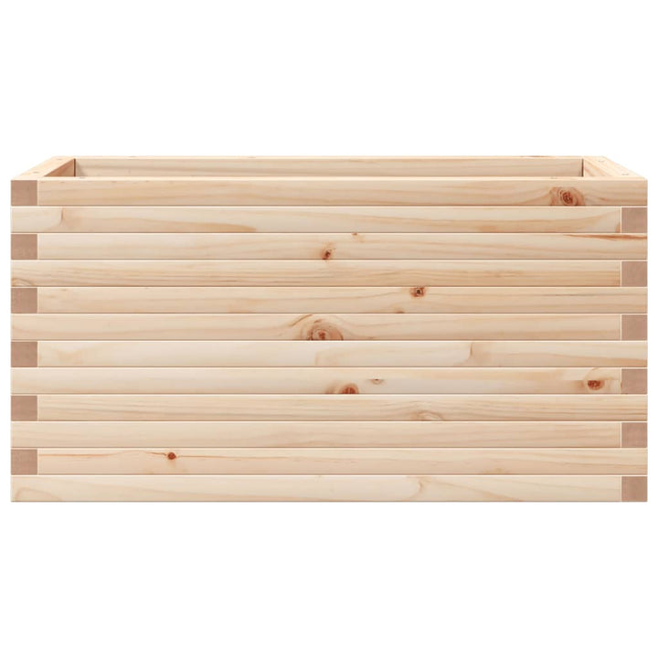 plantekasse 90x40x45,5 cm massivt fyrretræ
